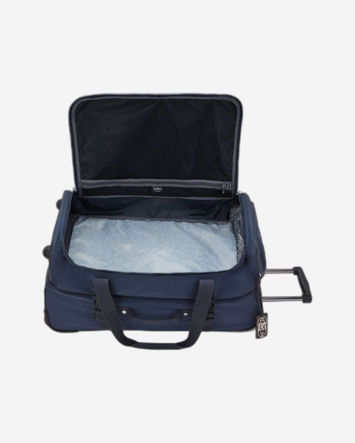 Kipling Teagan M Blue Bleu 2 Medium Wheeled Luggage C213367-96V