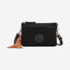 Kipling Riri Rose Black Large Pouch with Crossbody Strap C2I3726-53H