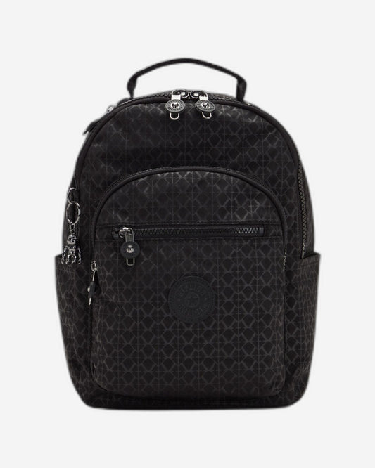Kipling Seoul S Signature Emb Small Backpack (With Tablet Compartment) I3789-K59