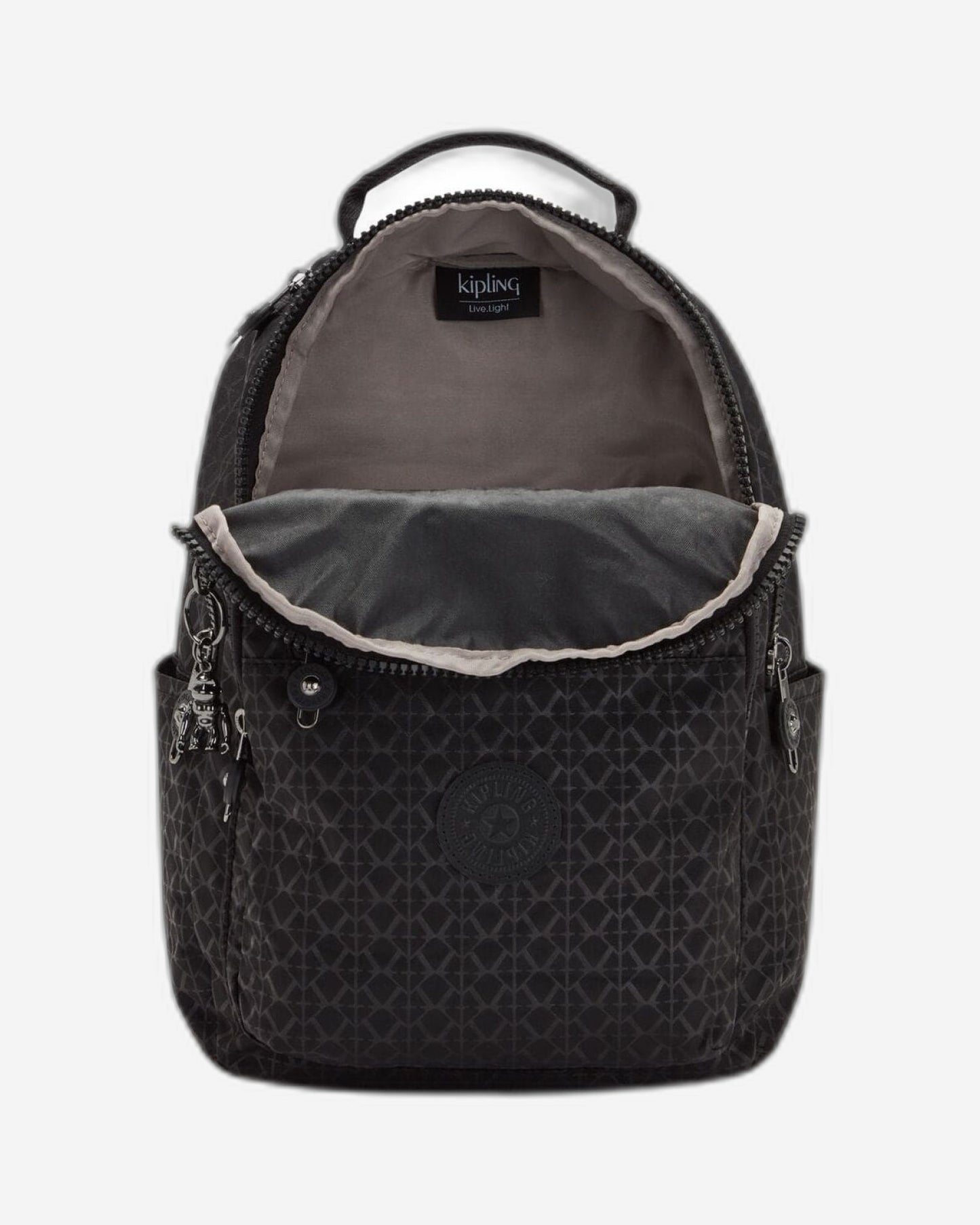 Kipling Seoul S Signature Emb Small Backpack (With Tablet Compartment) I3789-K59