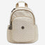 Kipling Delia Mini Signature Beige Small Backpack C2I4563-R63