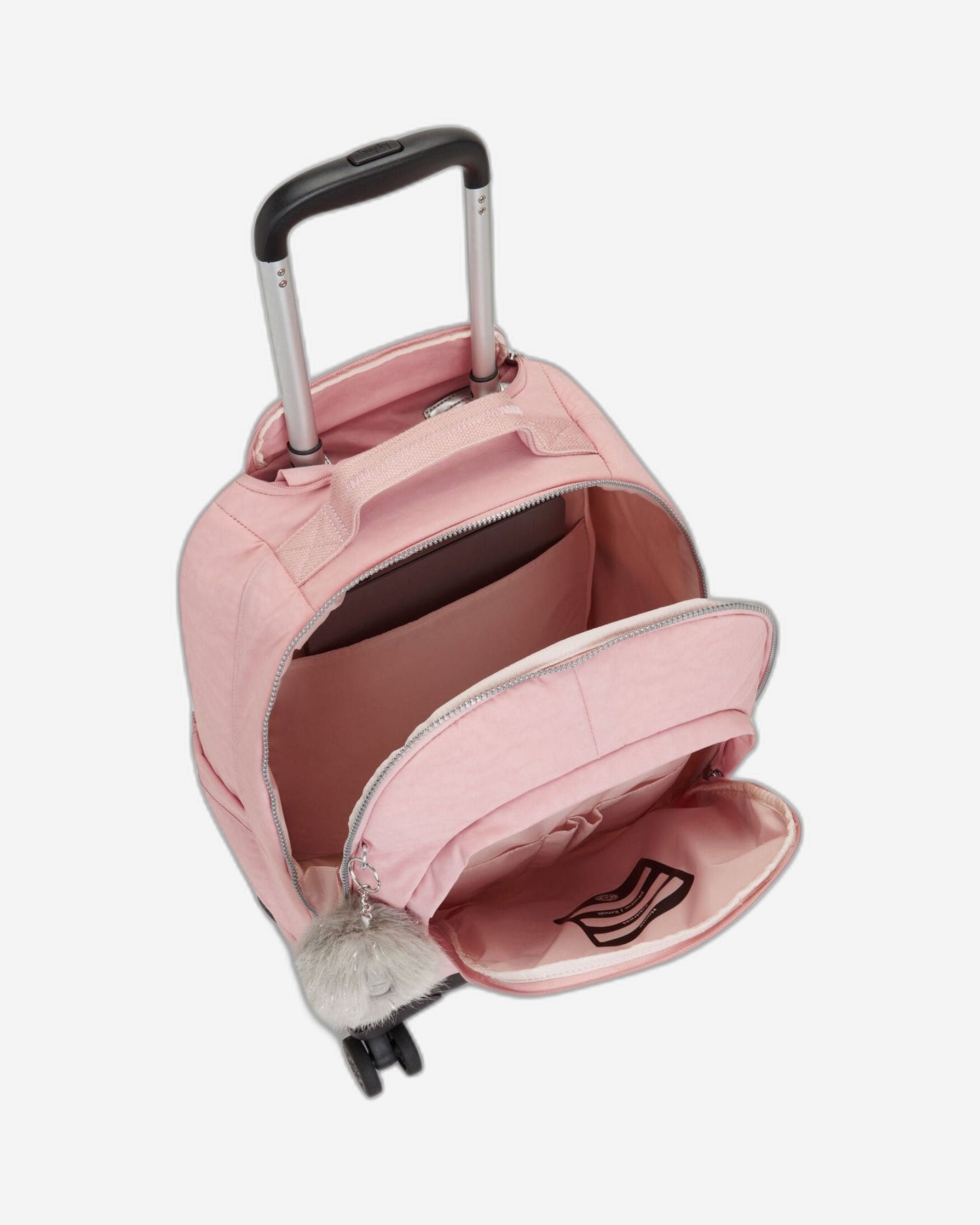 Kipling New Zea Bridal Rose Large Wheeled Backpack C2I5246-46Y