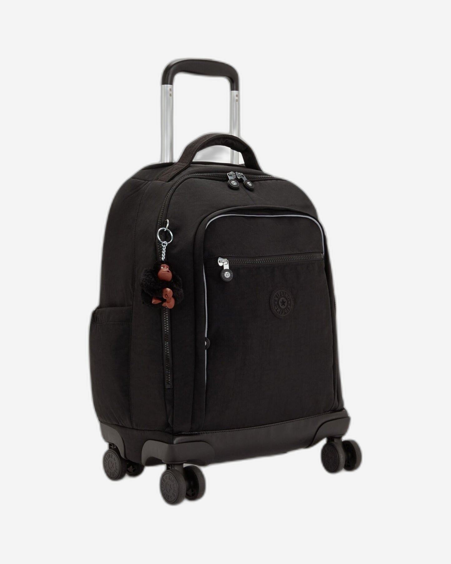 Kipling New Zea True Black Large Wheeled Backpack C2I5246-J99