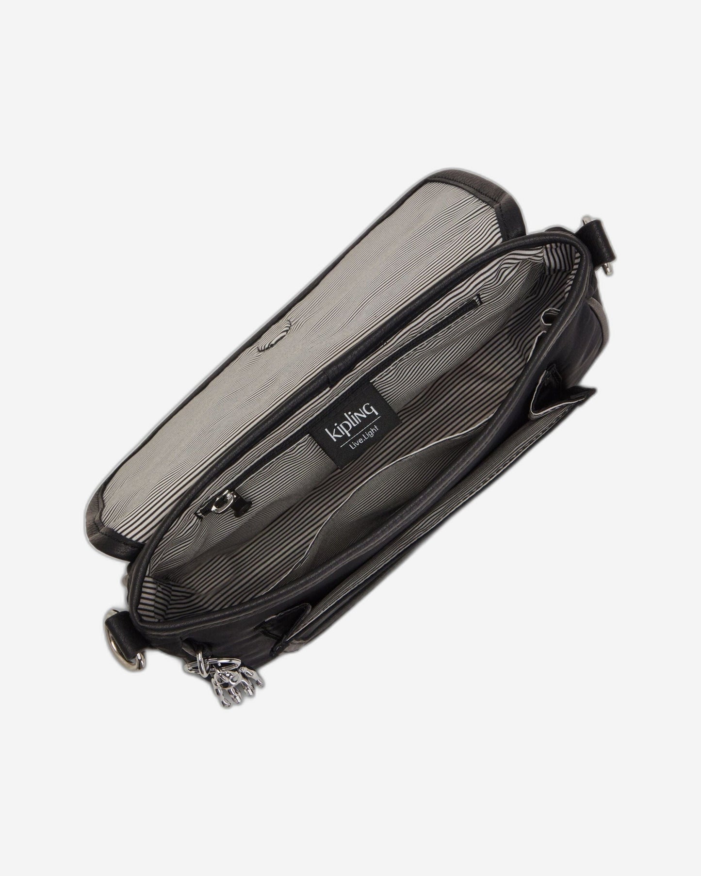 Kipling Inaki Paka Black Medium Crossbody Bag C2I5593-79S