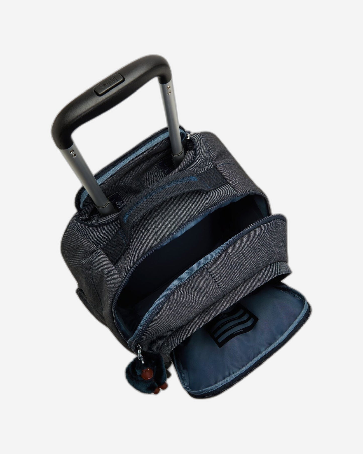 Kipling New Zea Marine Navy Large Wheeled Backpack C2I5635-58C