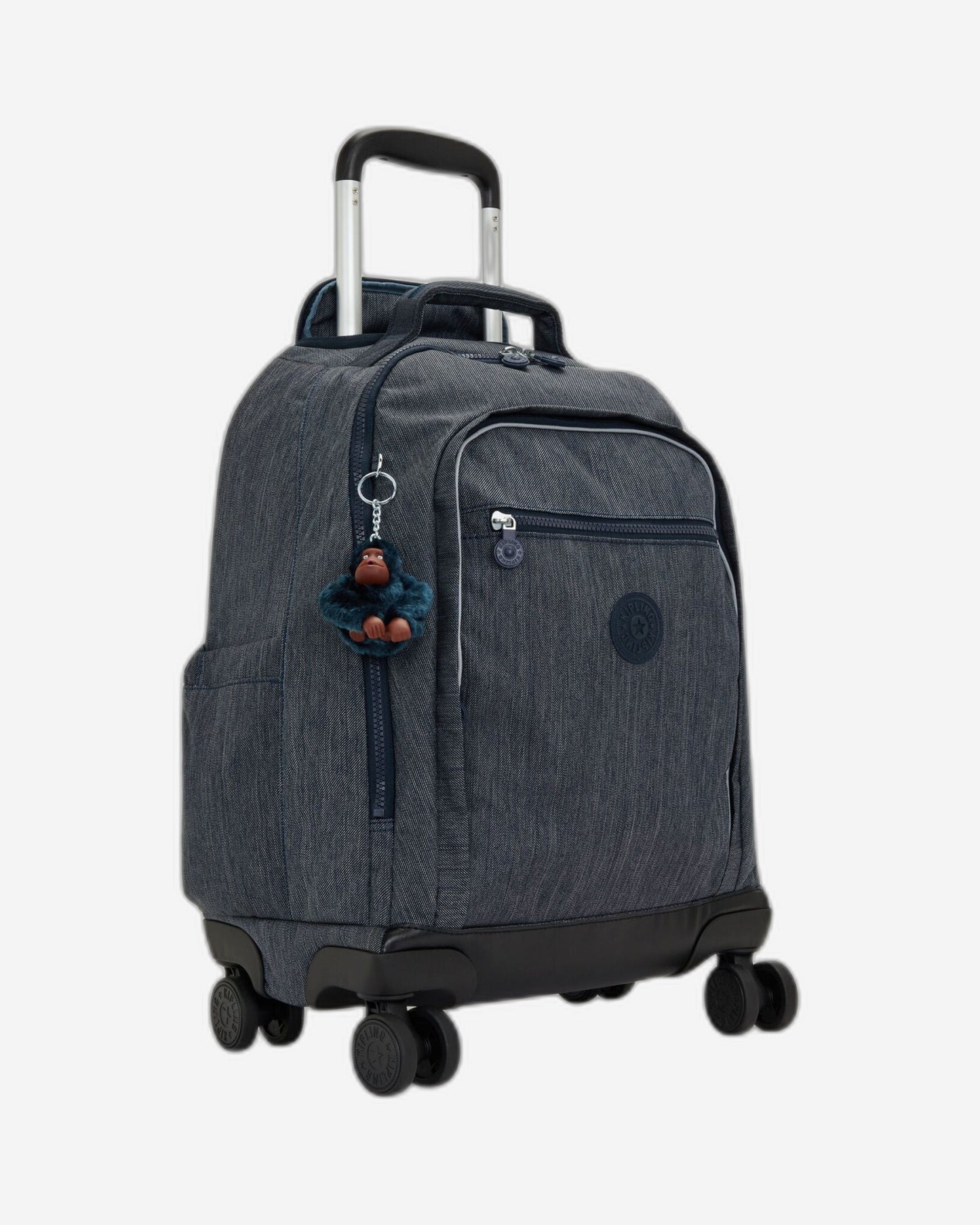 Kipling New Zea Marine Navy Large Wheeled Backpack C2I5635-58C