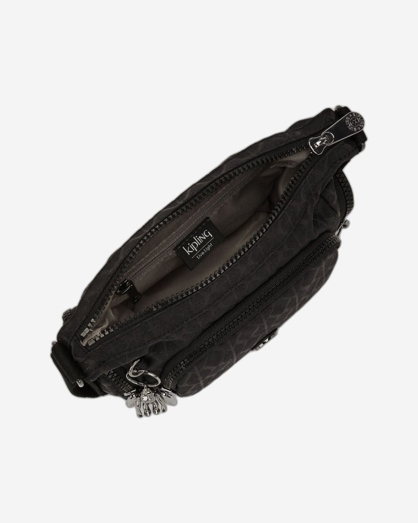 Kipling Gabbie Mini Signature Blk Q Small Crossbody Bag C2I7282-M34