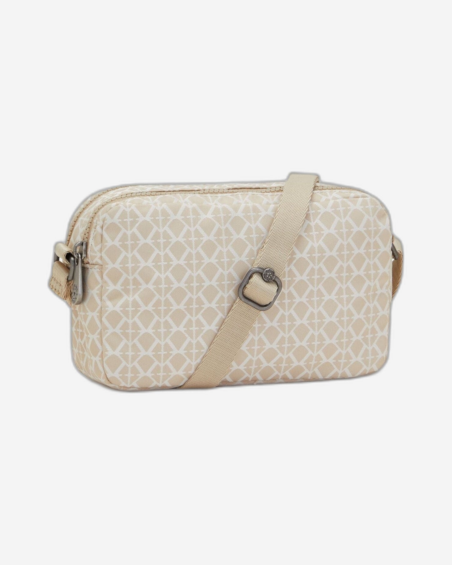 Kipling Milda Signature Beige Small Crossbody Bag C2I7669-R63