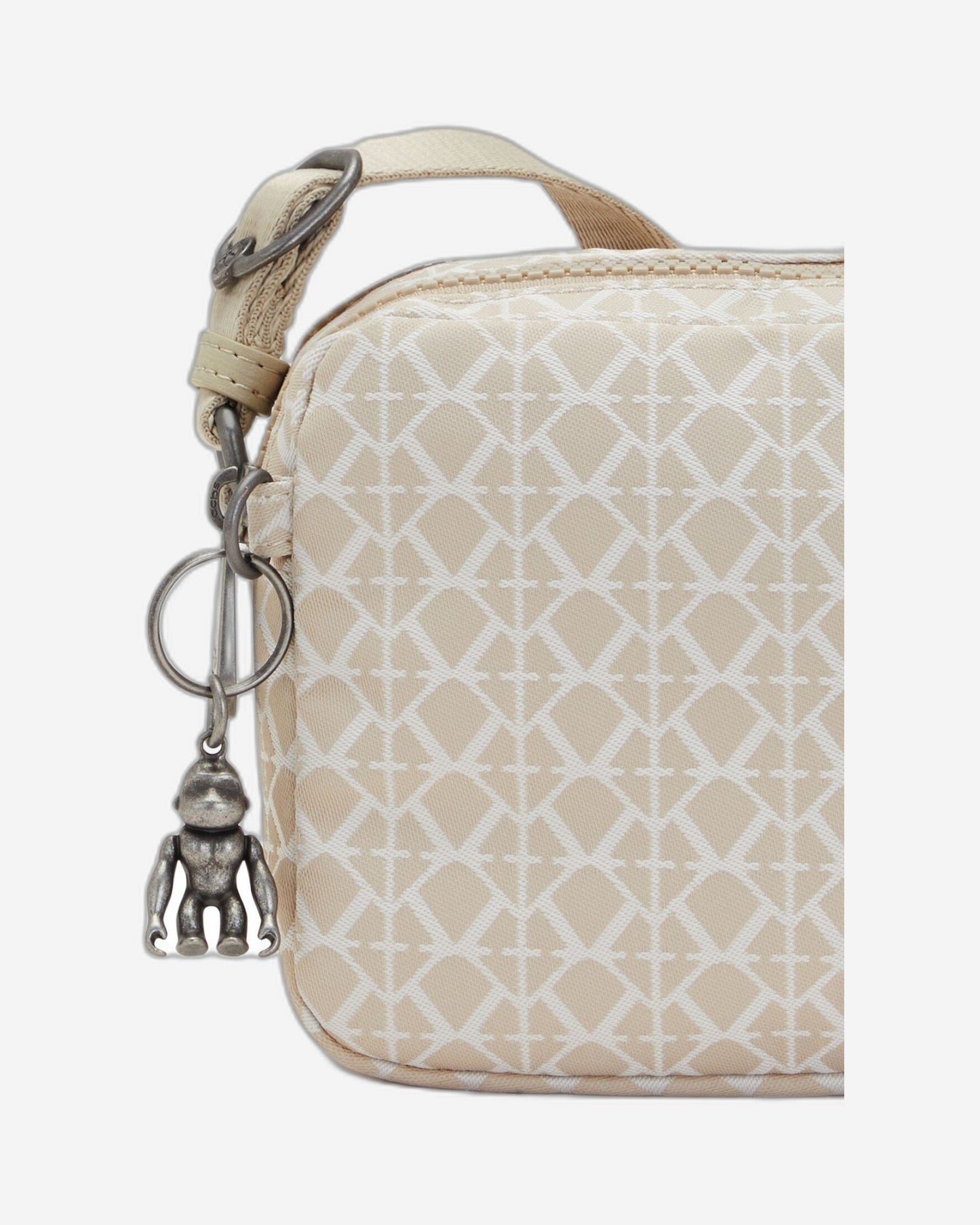 Kipling Milda Signature Beige Small Crossbody Bag C2I7669-R63
