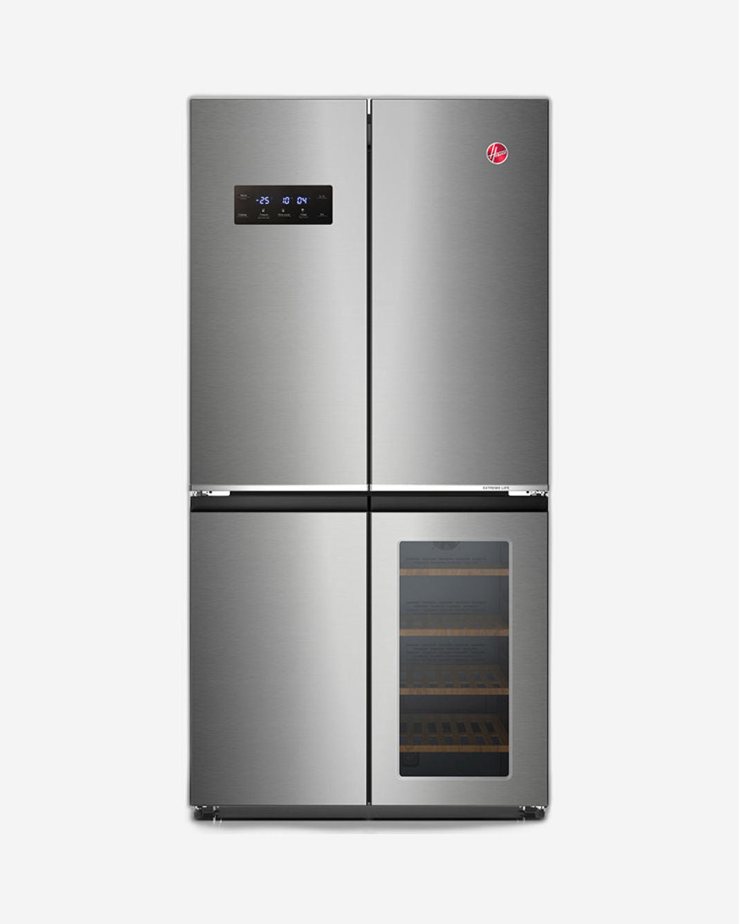 Hoover Cross Door Refrigerator Inverter with Beverage Cooler 755L