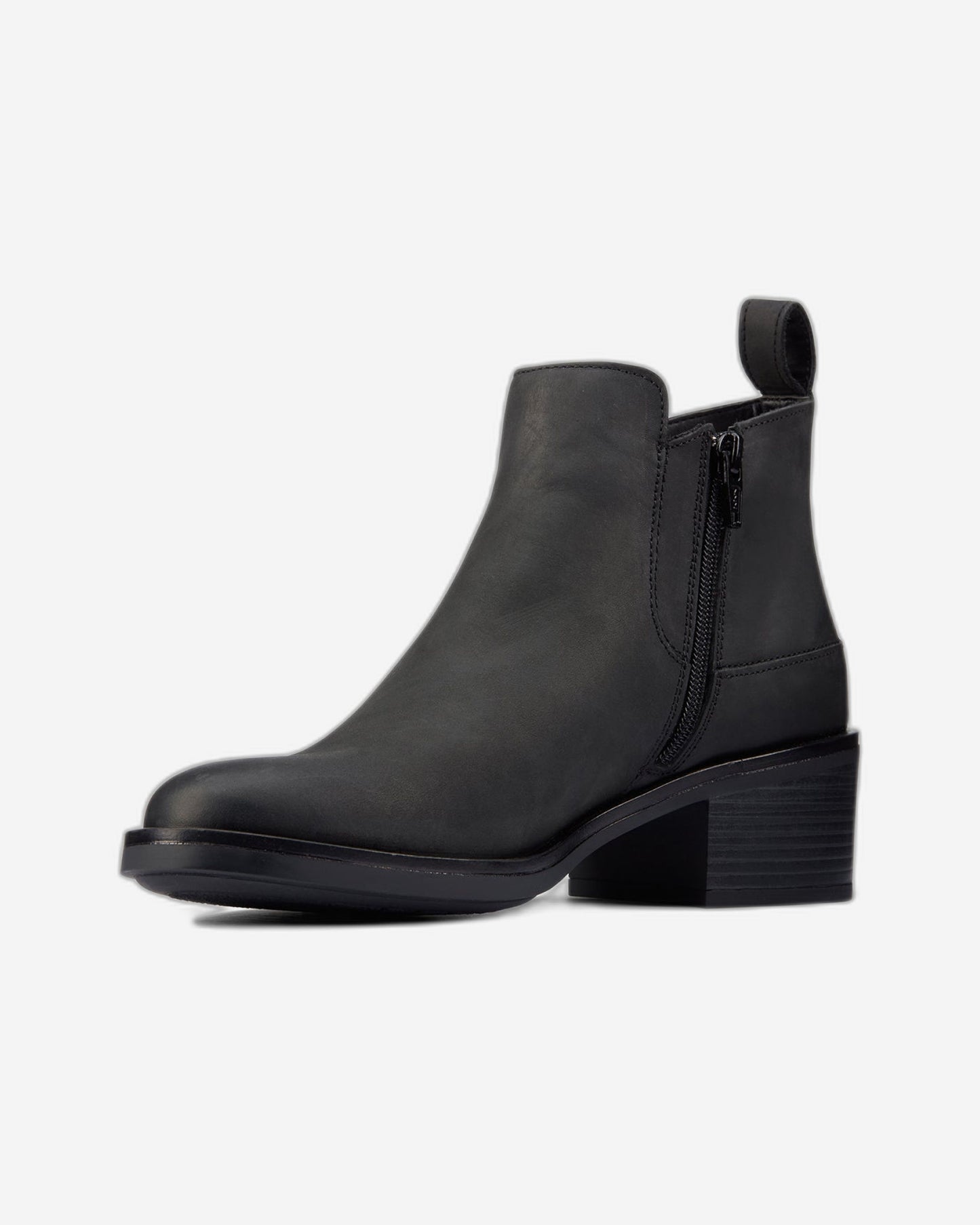 Clarks Memi Zip Boots (Wide Fit)