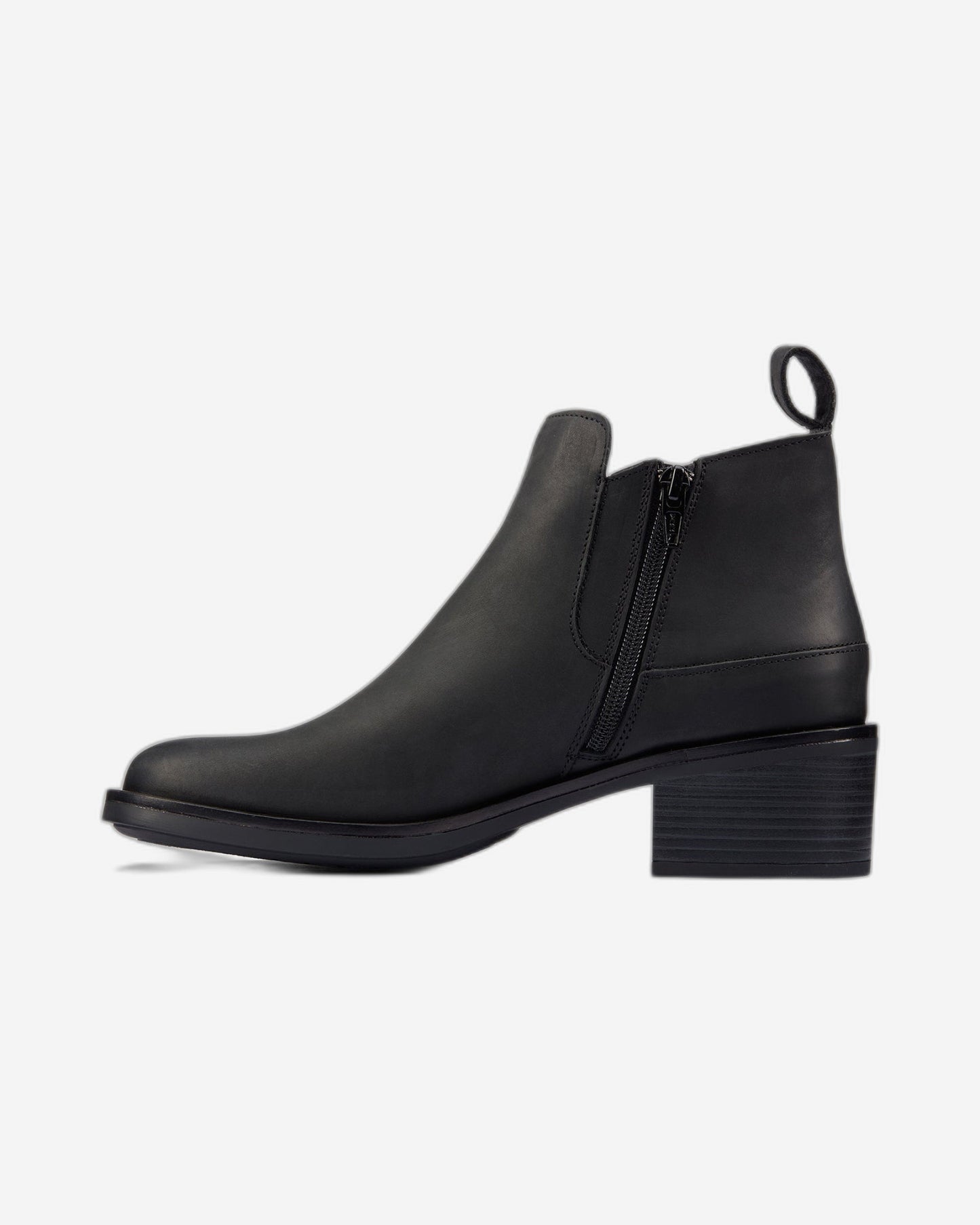 Clarks Memi Zip Boots (Wide Fit)