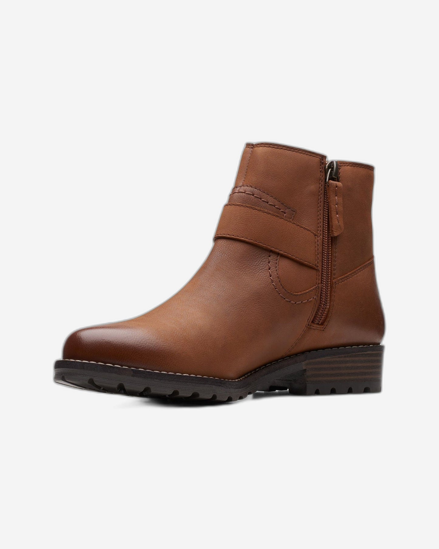 Clarks Clarkwell Strap Boots (Wide Fit)