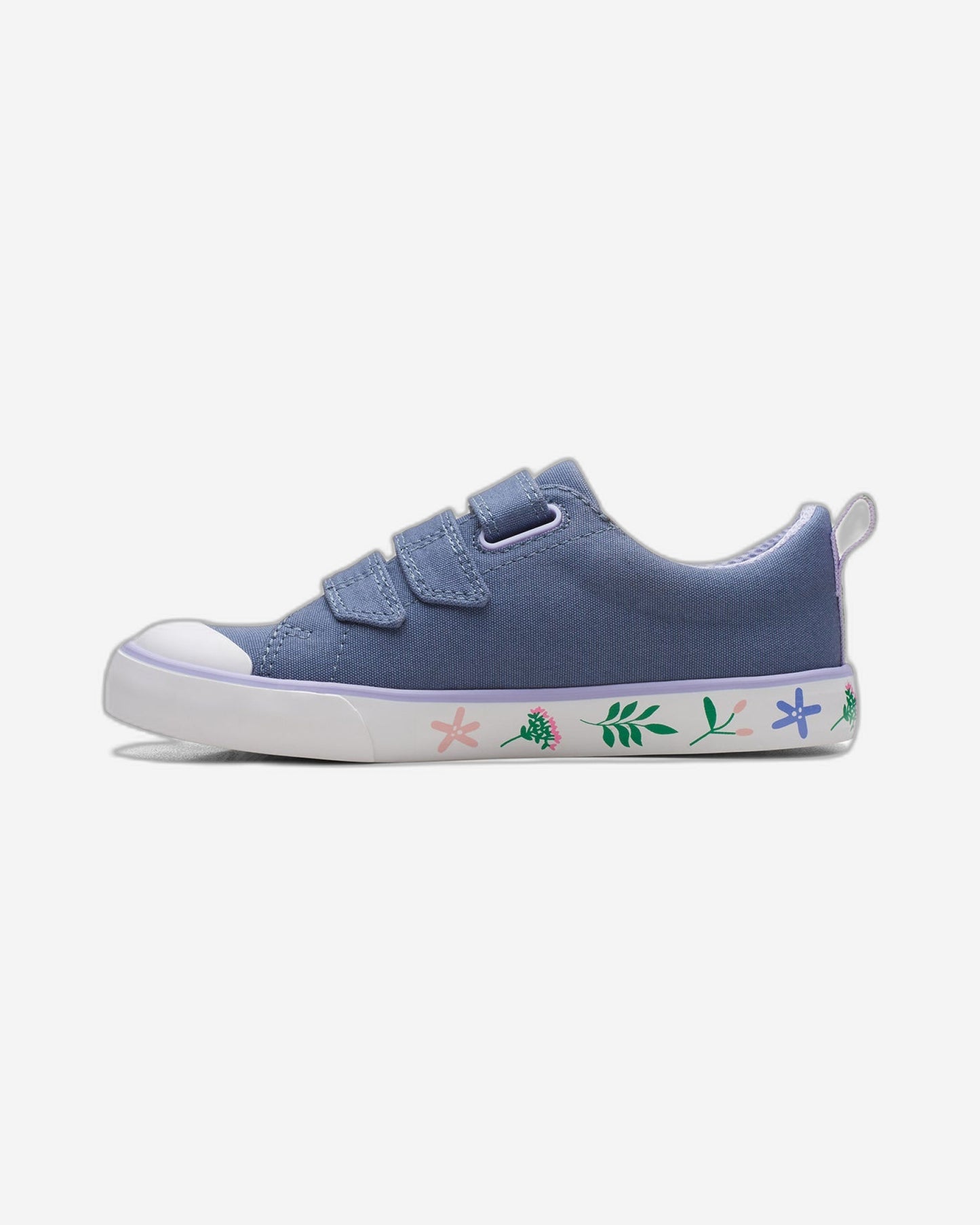 Clarks Girls Foxing Lo Kid. (Wide Fit)