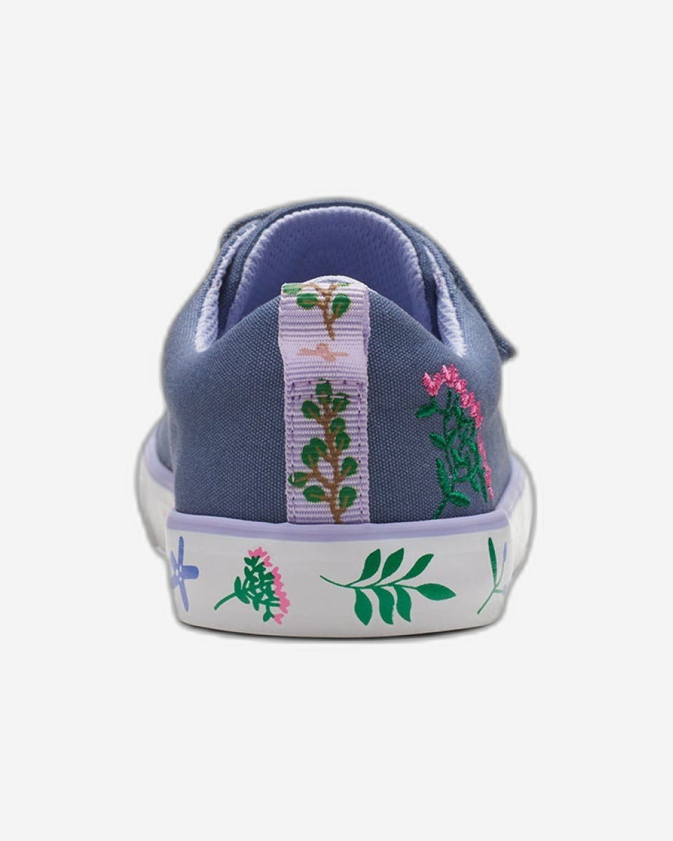 Clarks Girls Foxing Lo Kid. (Wide Fit)