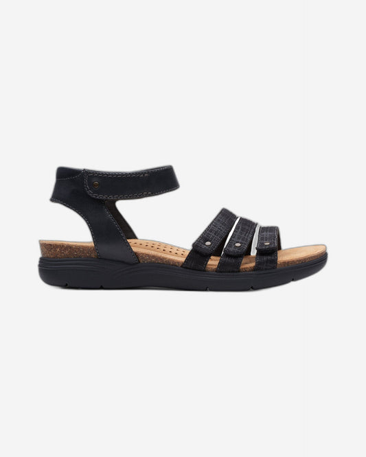 Clarks April Dove Sandals (Wide Fit)