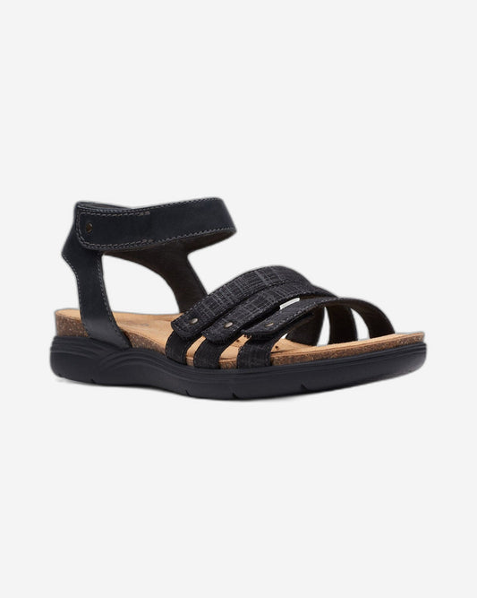 Clarks April Dove Sandals (Wide Fit)