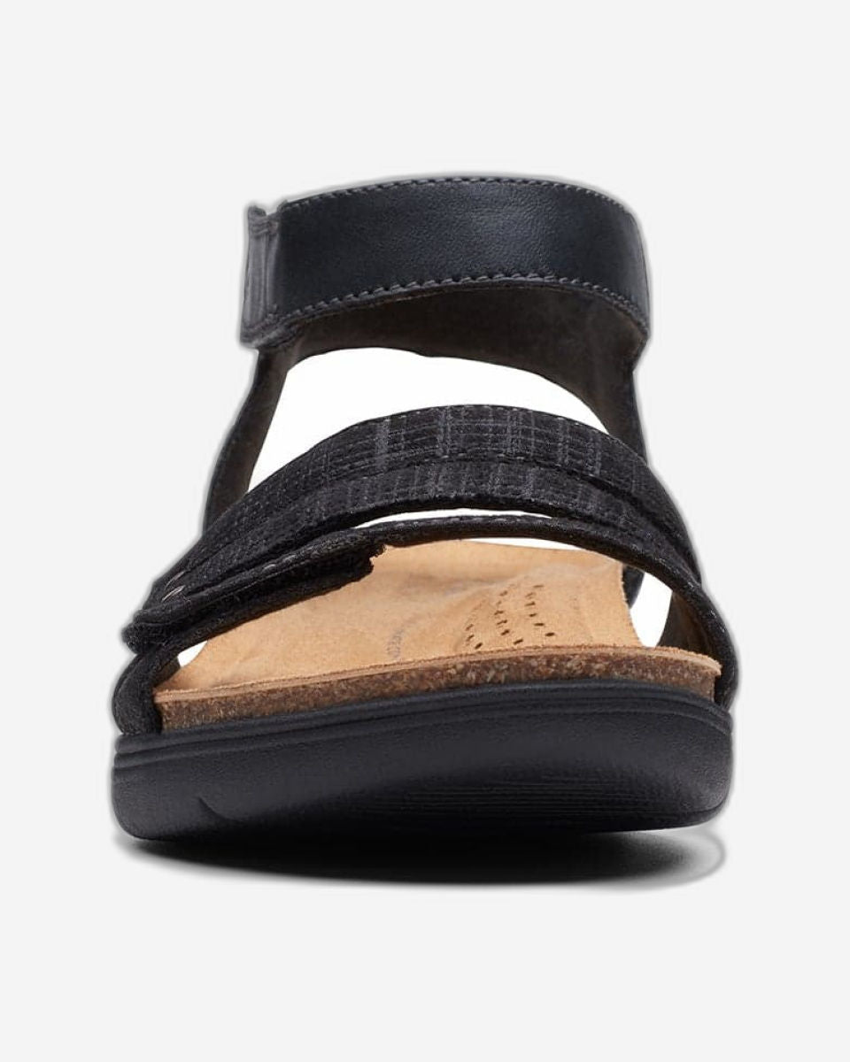Clarks April Dove Sandals (Wide Fit)