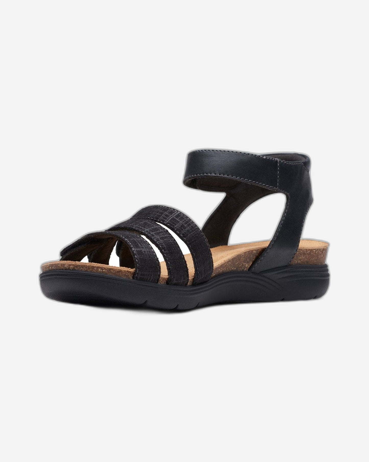 Clarks April Dove Sandals (Wide Fit)