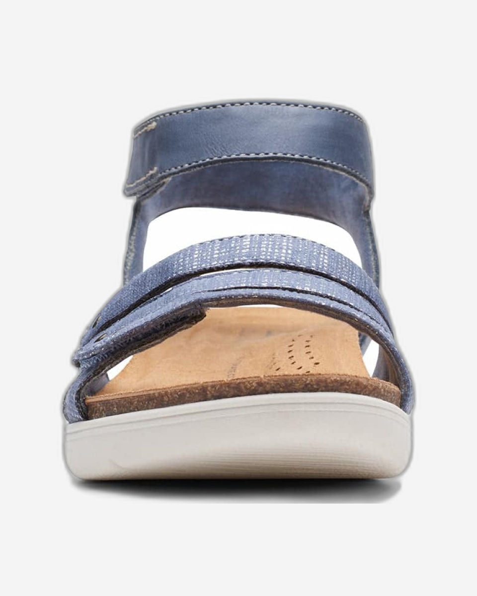Clarks April Dove Sandals (Wide Fit)