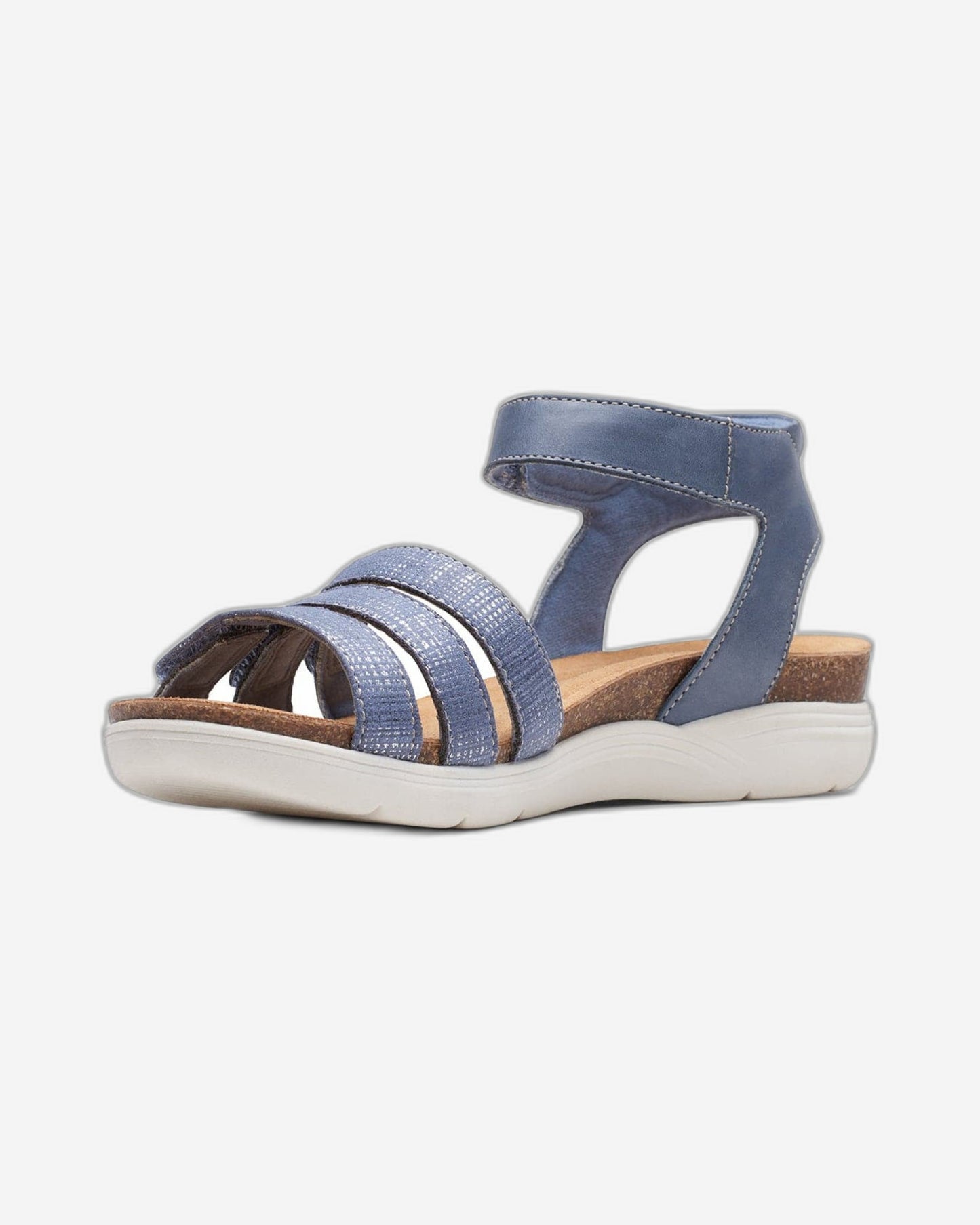 Clarks April Dove Sandals (Wide Fit)