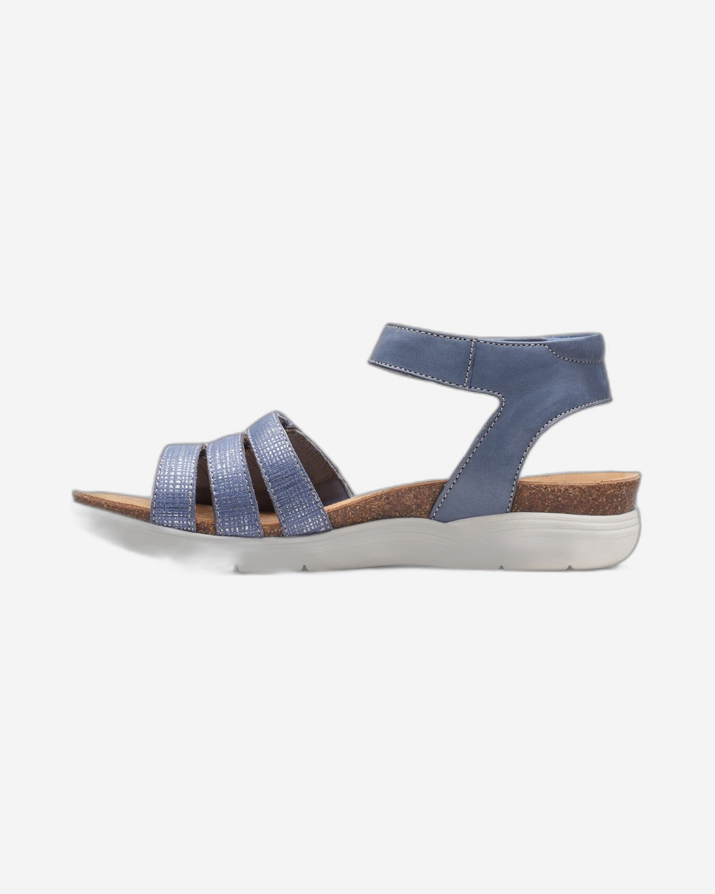 Clarks April Dove Sandals (Wide Fit)