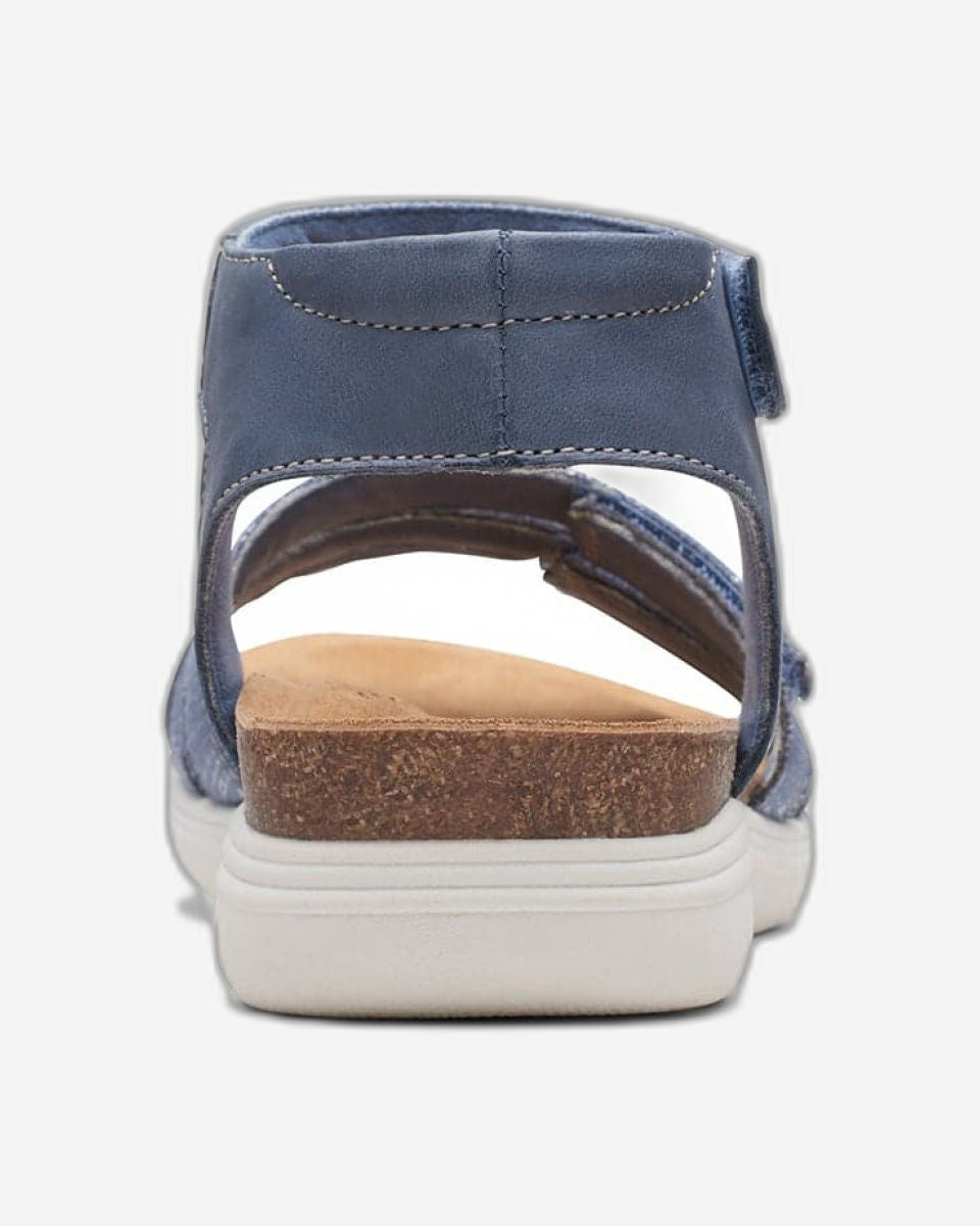 Clarks April Dove Sandals (Wide Fit)