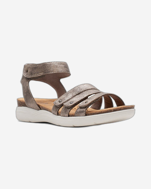 Clarks April Dove Sandals (Wide Fit)