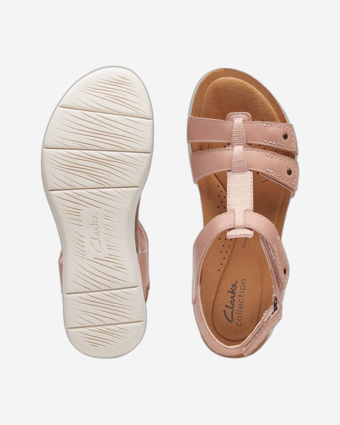 Clarks April Cove Sandals (Wide Fit)