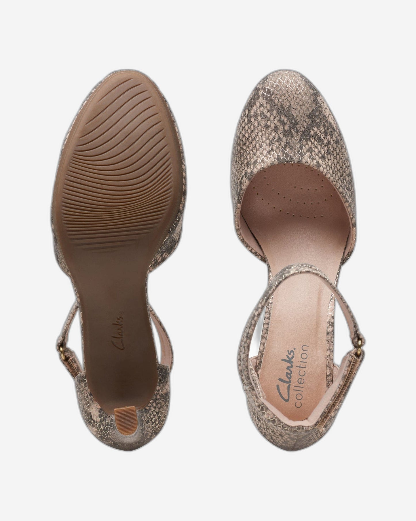 Clarks Ambyr Skip Shoes (Wide Fit)