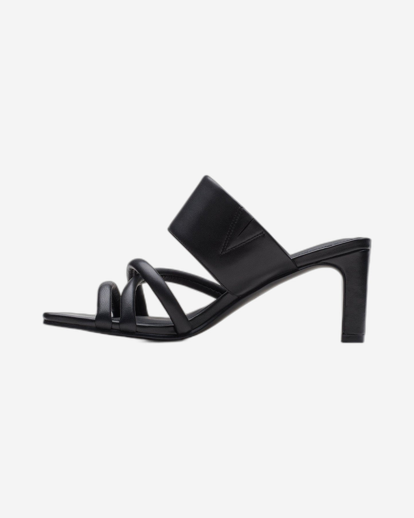 Clarks Seren65 Mule - Sandals - Black Leather (Standard Fit)