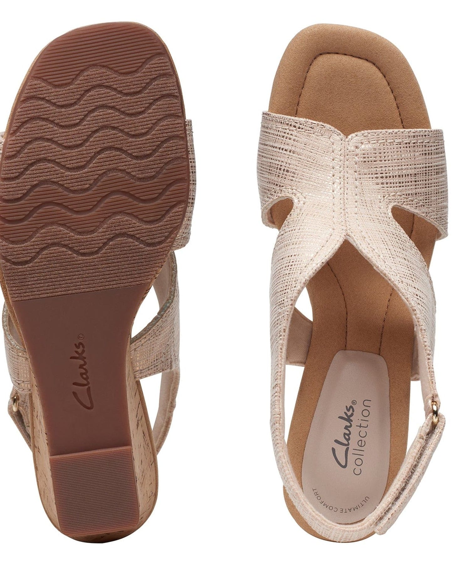 Clarks Kyarra Aster Sandals (Wide Fit)