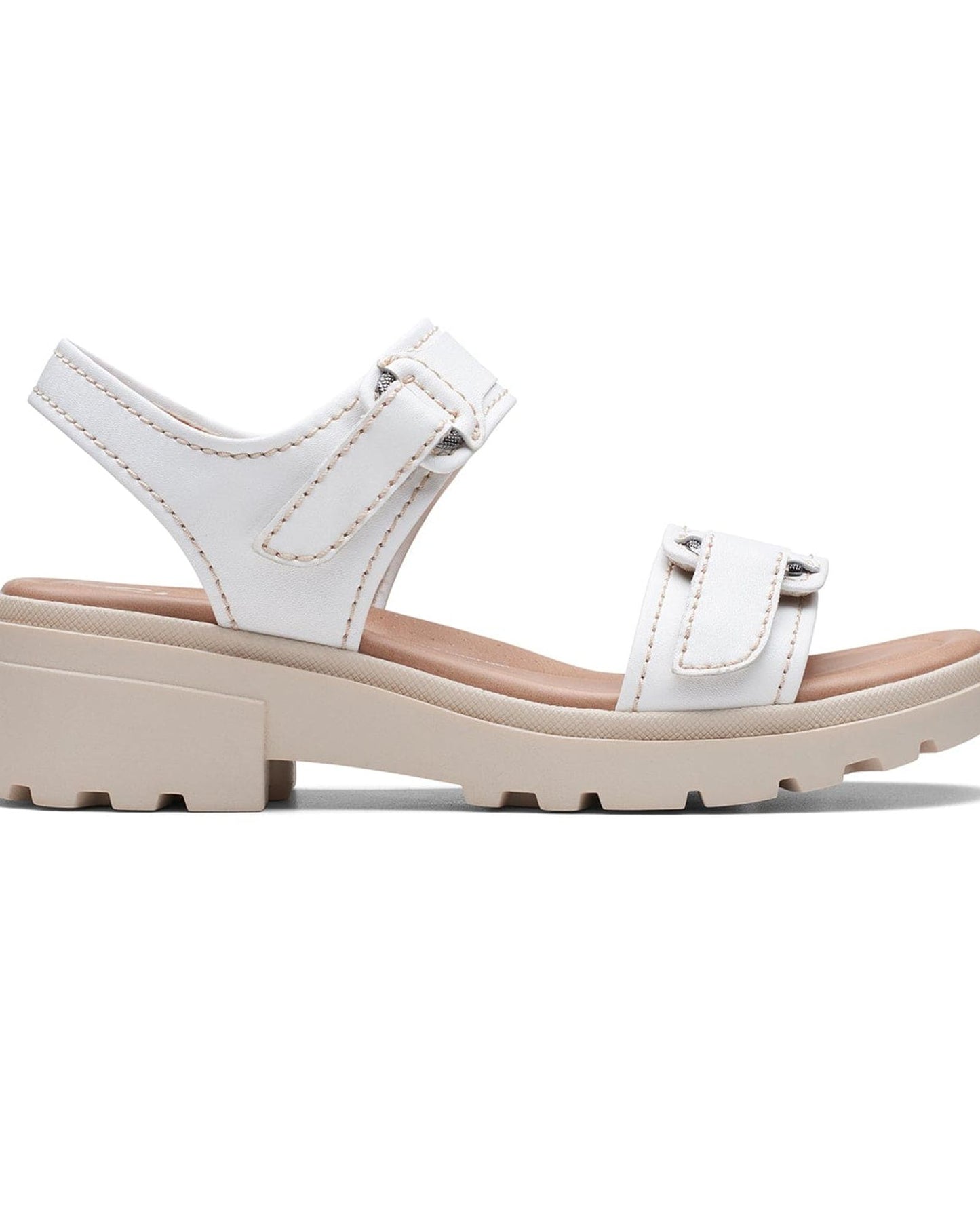 Clarks Coast Daisy Sandals (Wide Fit)