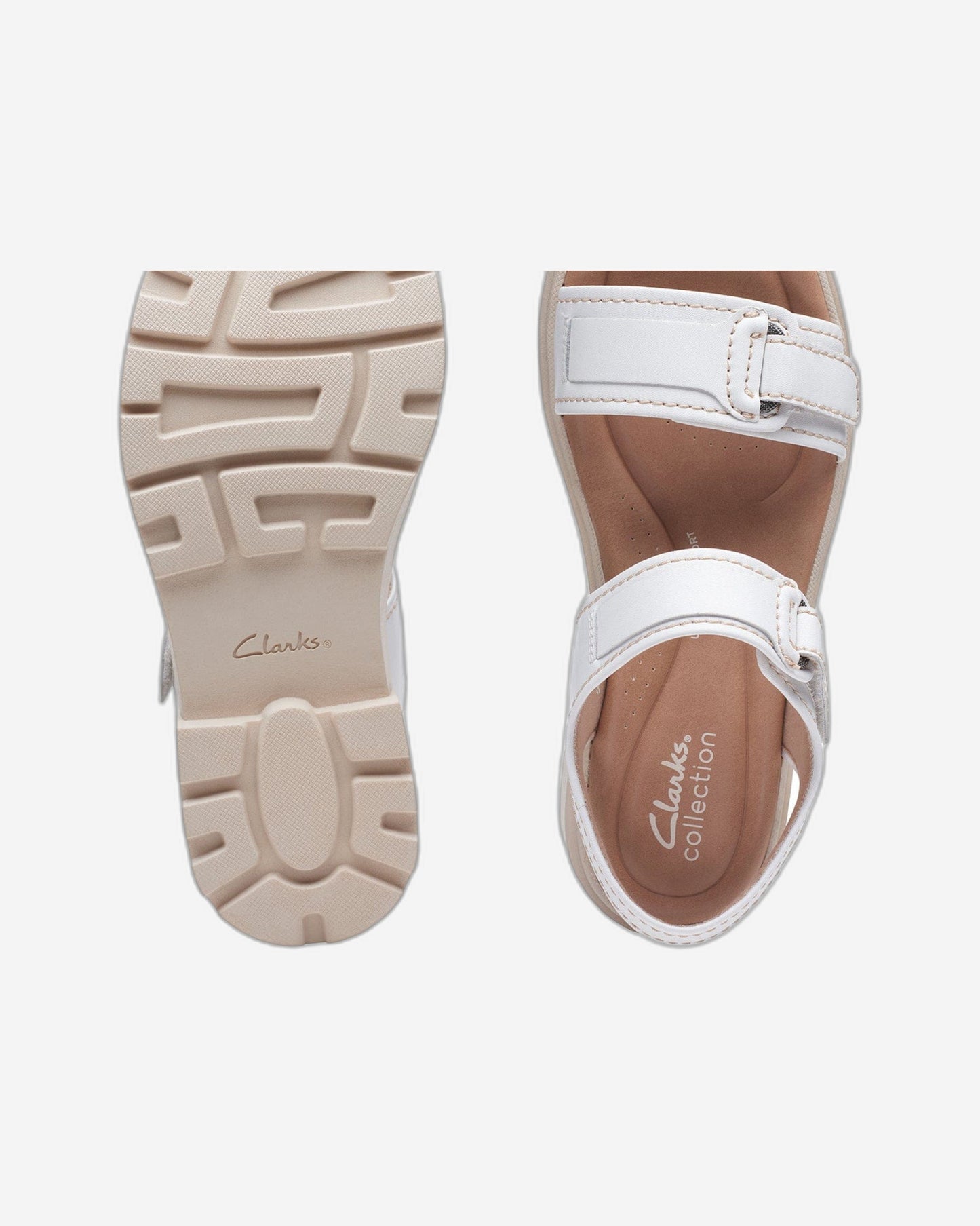 Clarks Coast Daisy Sandals (Wide Fit)