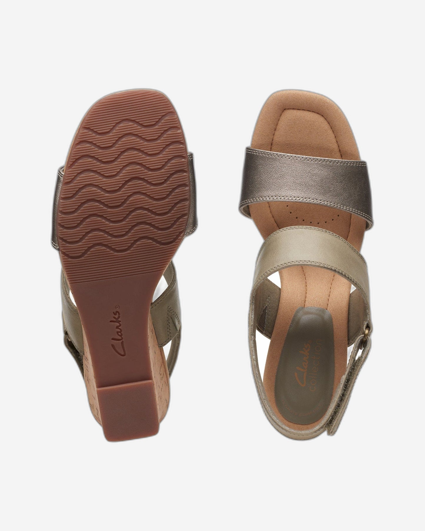 Clarks Kyarra Faye Sandals (Wide Fit)