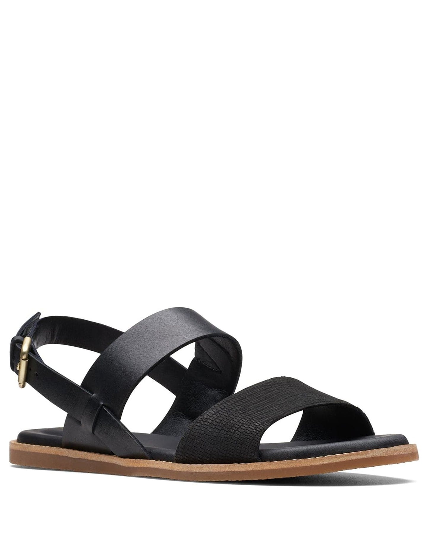 Clarks Karsea Strap - Sandals - Black Combi (Standard Fit)