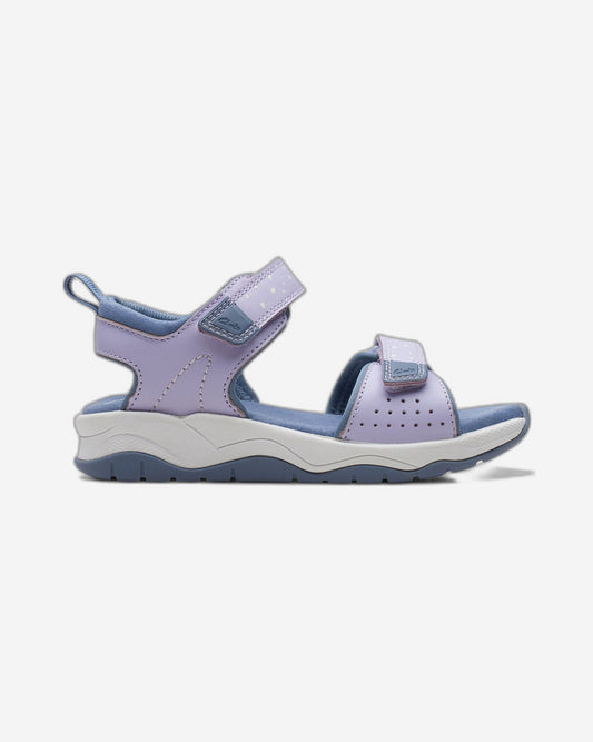 Clarks Girls Clowder Print Kid. (Standard Fit)