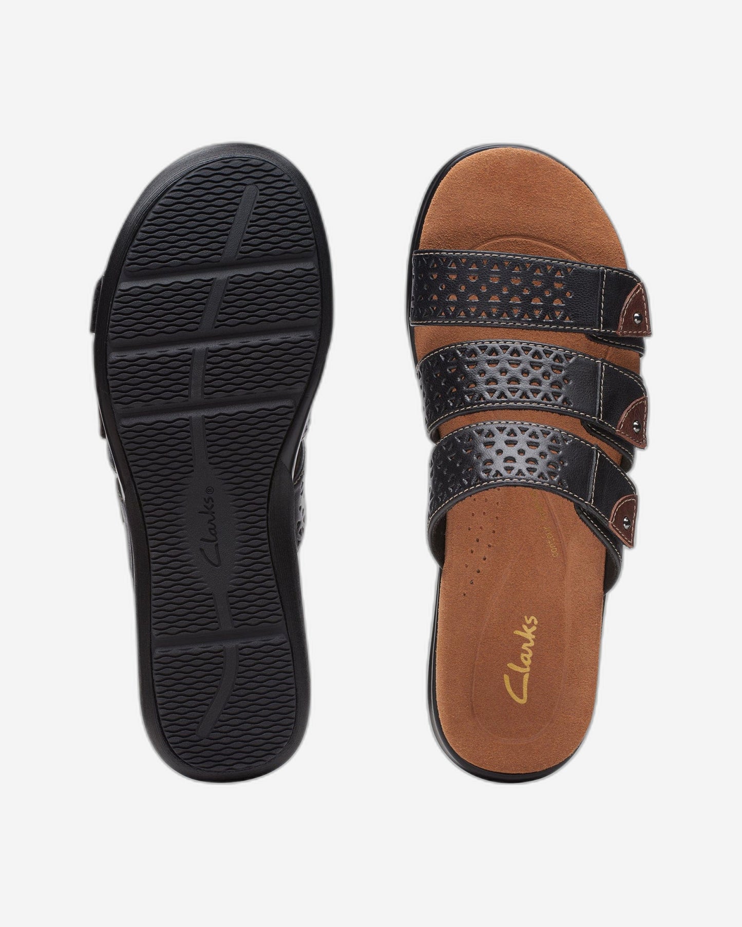 Clarks Kitly Walk Sandals (Wide Fit)