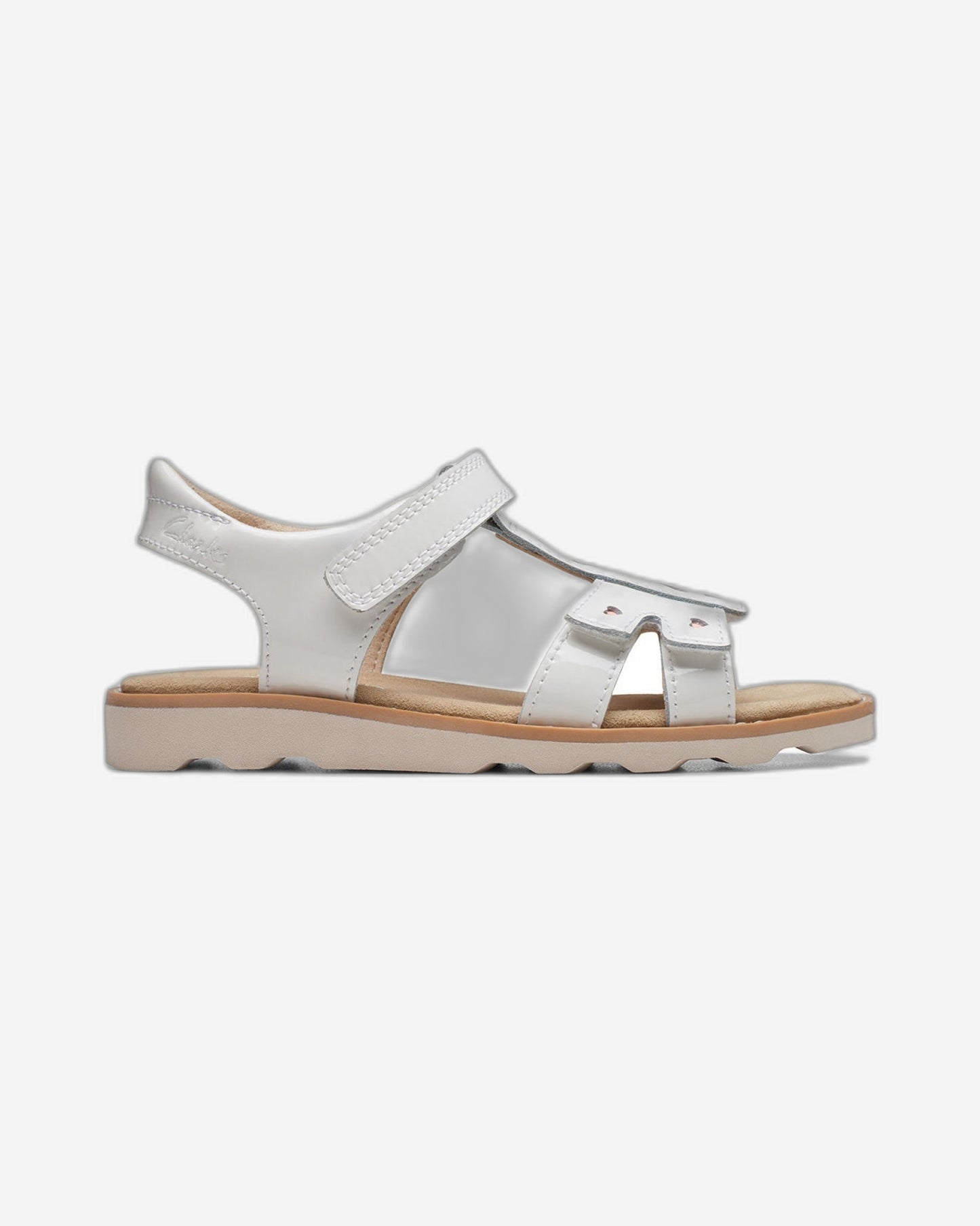 Clarks Girls Crown Beat Kid. (Wide Fit)