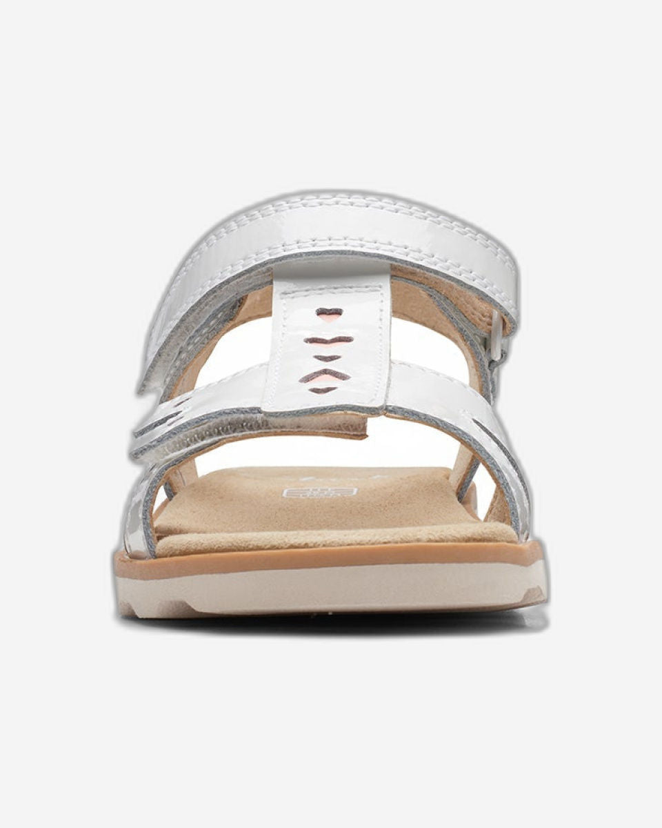 Clarks Girls Crown Beat Kid. (Wide Fit)