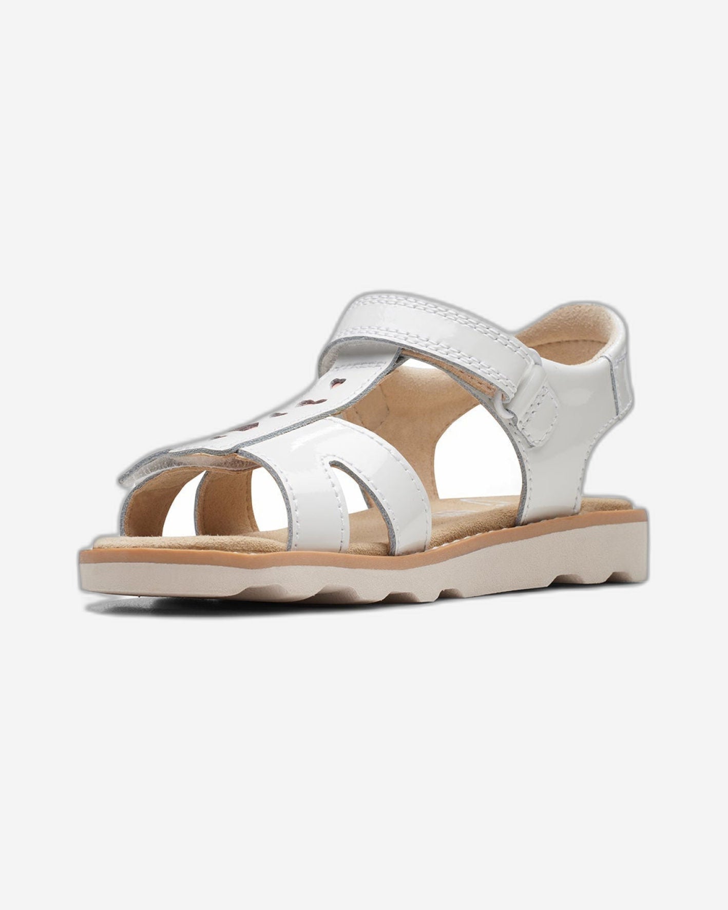 Clarks Girls Crown Beat Kid. (Wide Fit)