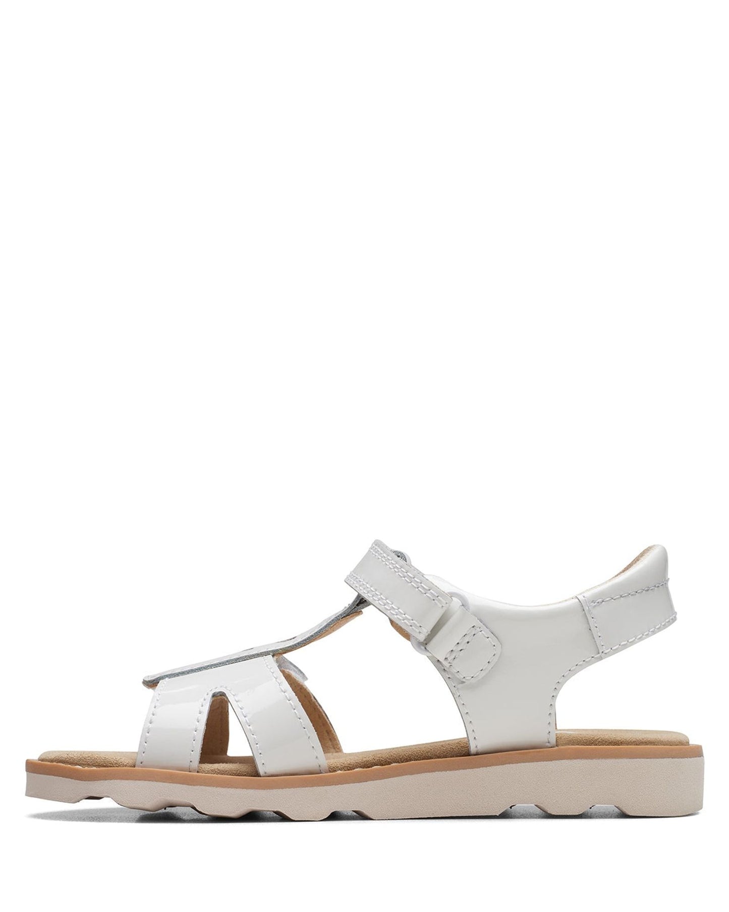 Clarks Girls Crown Beat Kid. (Wide Fit)