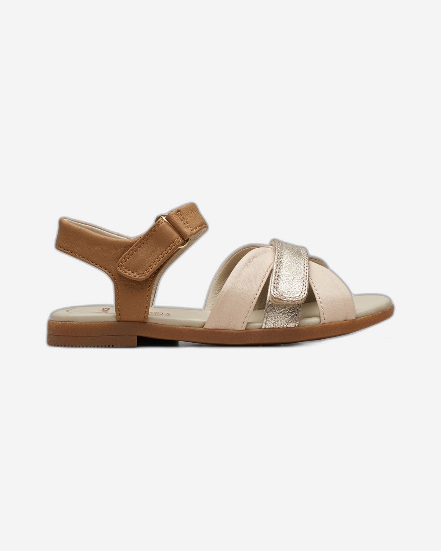 Clarks Girls Ivy Sea Kid. (Standard Fit)