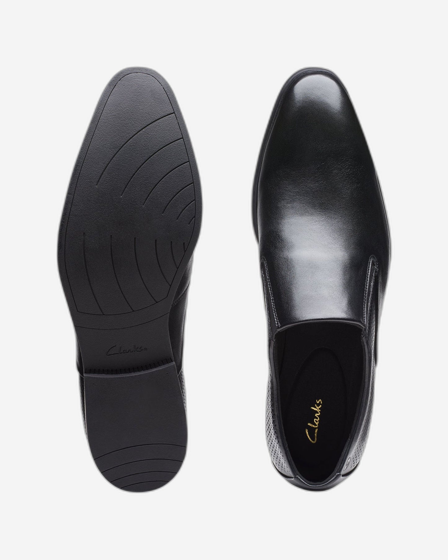 Clarks Boswyn Slip Shoes (Standard Fit)
