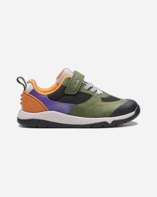 Clarks Boys Steggy Stride Kid (Wide Fit)