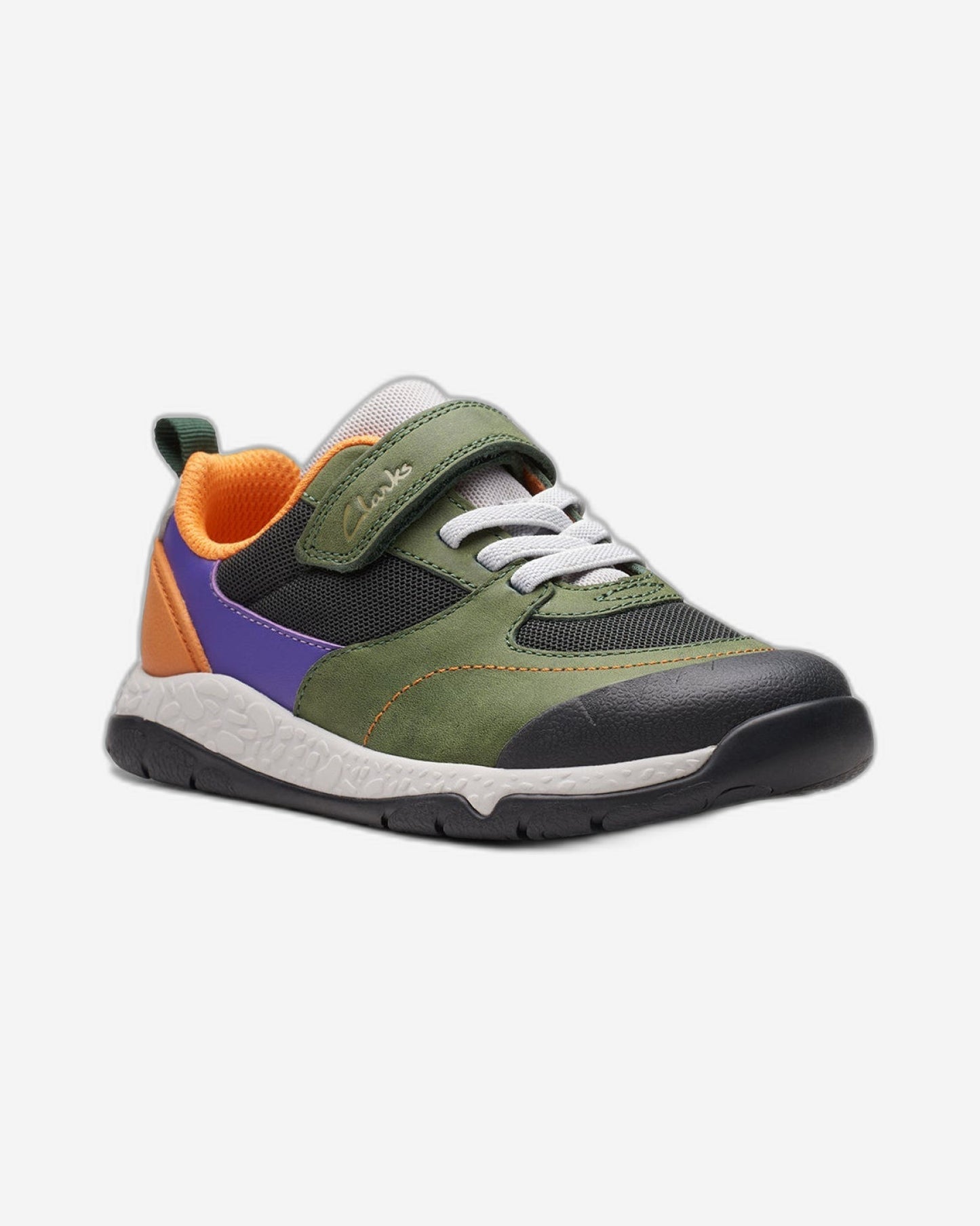 Clarks Boys Steggy Stride Kid (Wide Fit)