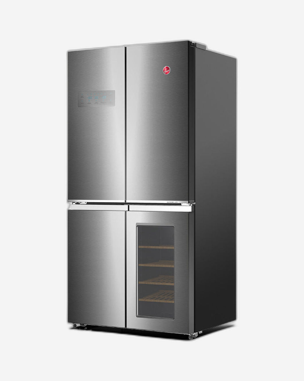 Hoover Cross Door Refrigerator Inverter with Beverage Cooler 755L