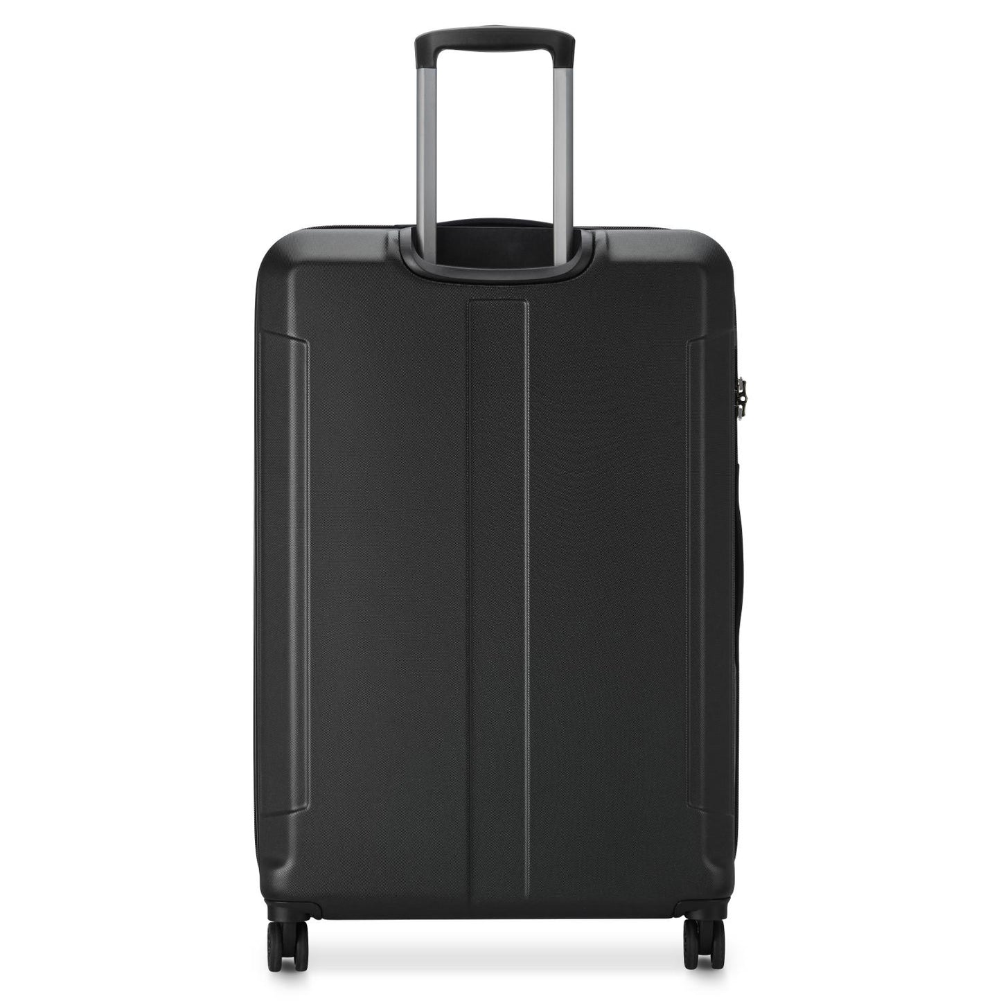 Delsey Paris Depart Hard 80cm Hardcase 4 Double Wheel Expandable Check-In Luggage Trolley Case Black - 00314583000 X9