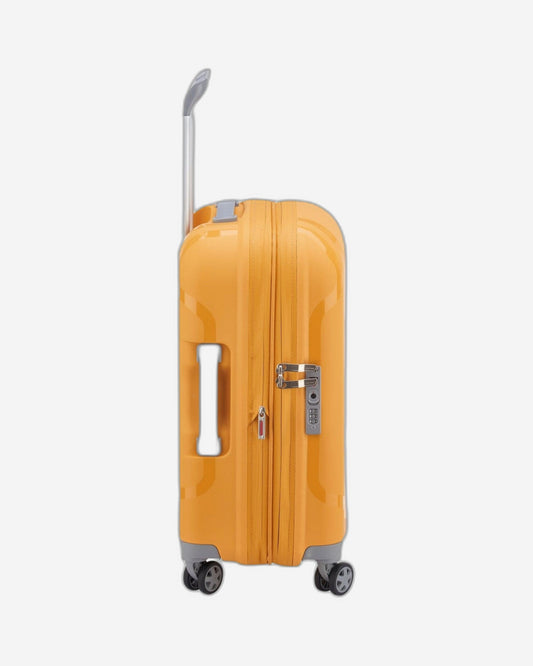 Delsey Paris Clavel 55cm Hardcase 4 Double Wheel Expandable Cabin Luggage Trolley Yellow - 00384580105