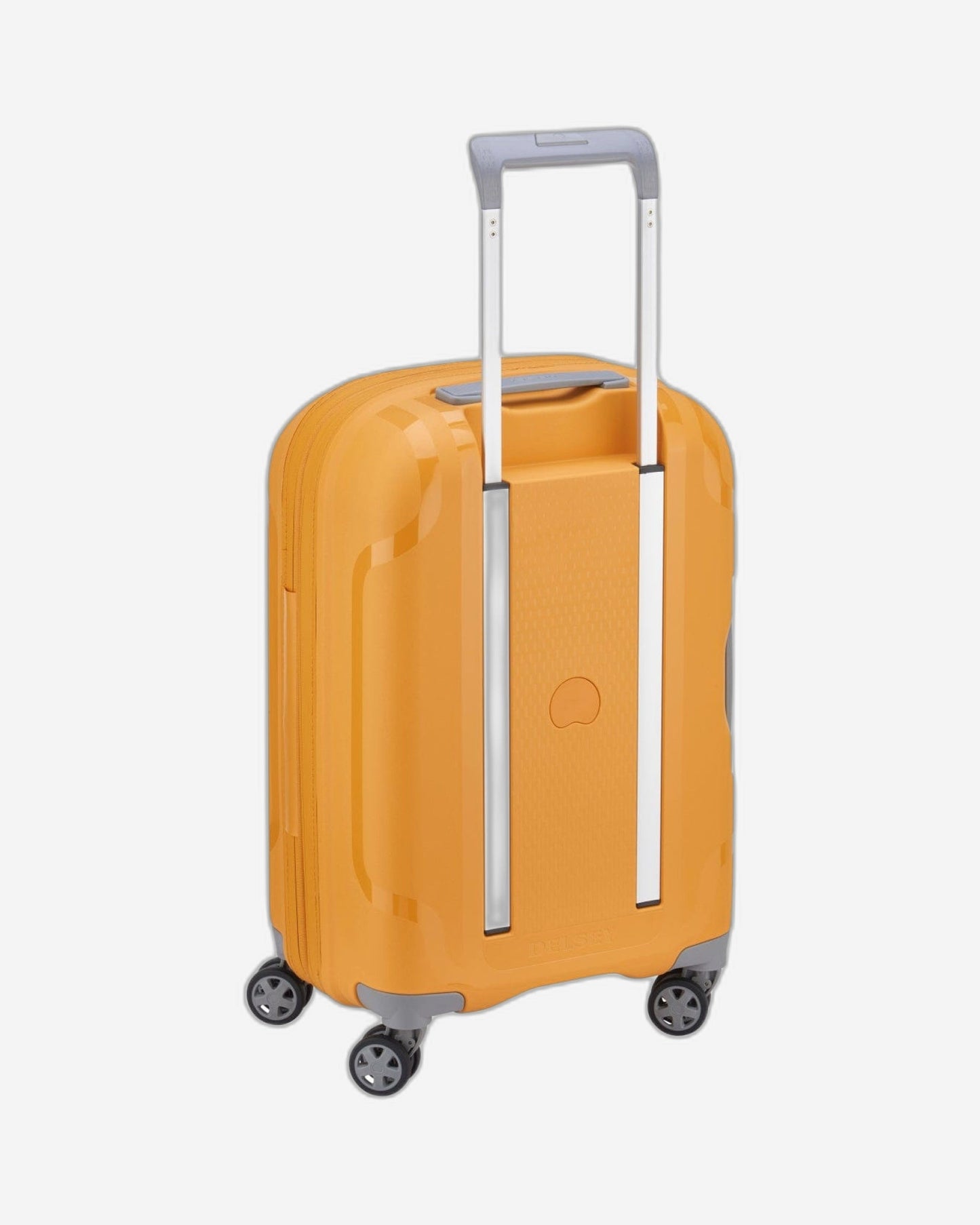 Delsey Paris Clavel 55cm Hardcase 4 Double Wheel Expandable Cabin Luggage Trolley Yellow - 00384580105